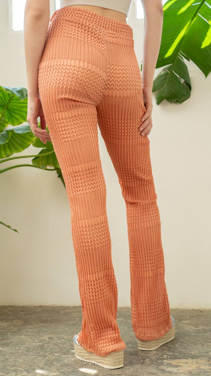 Pantalón Flare Guipur Crochet SHN